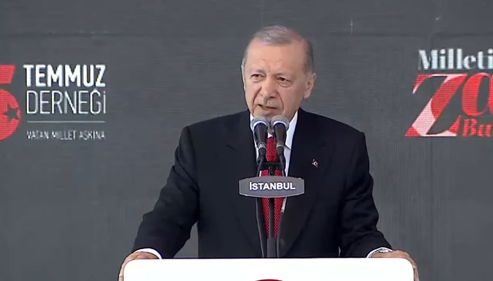 Son dakika |  Cumhurbaşkanı Erdoğan'dan 15 Temmuz'da ilk mesaj: "Tiyatro" diyenleri kıyamete kadar affetmeyeceğiz!