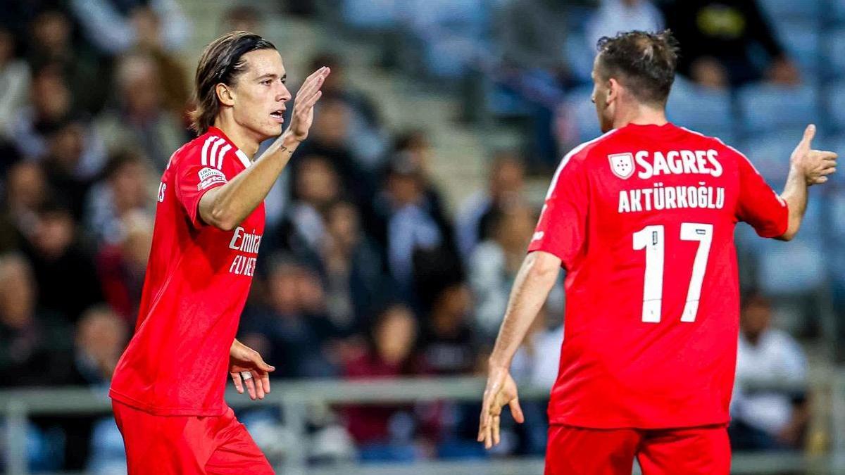 Kerem Aktürkoğlu yaptığı asistlerle yıldız oldu, Benfica kazandı