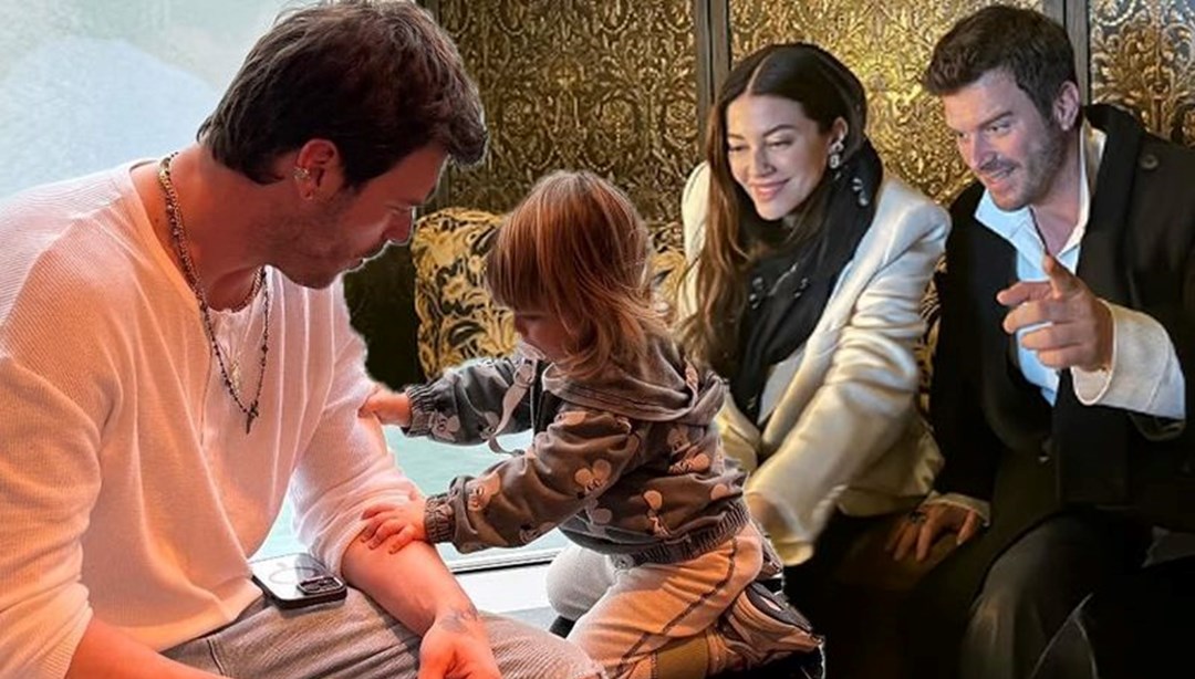 Kıvanç Tatlıtuğ'un oğlu Kurt Efe ile yeni fotoğrafı - Son Dakika Magazin Haberleri