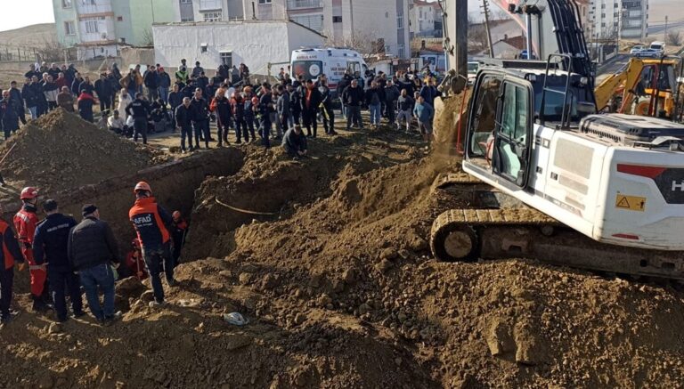 Ankara’da inşaatta çökme: 1 ölü, 1 kayıp